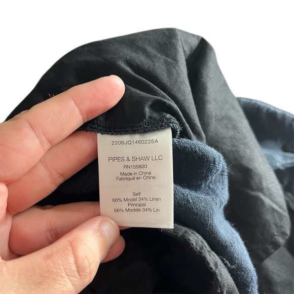 Veronica Beard Vitha Belted Pants Jacquard Floral Navy High Waisted Cropped 10 - Picture 7 of 8